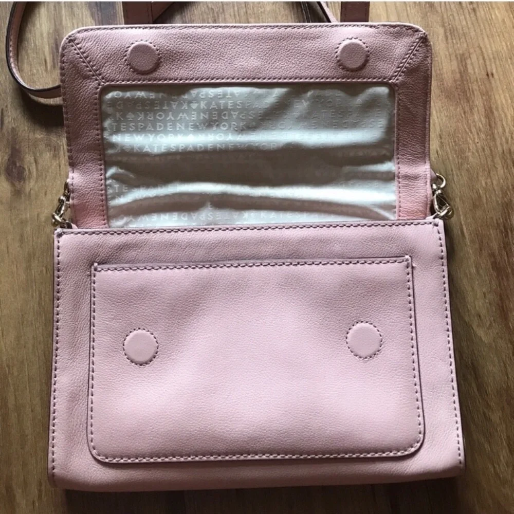 Kate Spade Allen Street Neil Pink Crossbody/Clutch - Picture 3 of 6